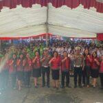 Personel Satuan Lalu Lintas Polres Minahasa terus memberikan penyuluhan dan imbauan terkait keselamatan dalam berlalulintas.