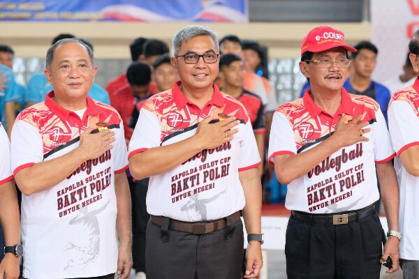 30 Tim Voli Bertarung Raih Piala Kapolda Sulut 2023