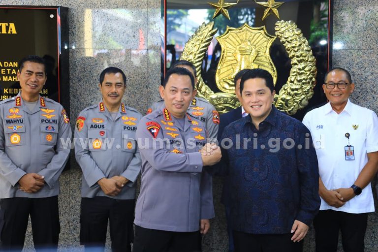 Kapolri Terima Kunjungan Ketua PSSI : Kawal Kompetisi Liga yang Fair