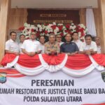 Kapolda Sulut Resmikan Rumah Restorative Justice “Wale Baku Bae”