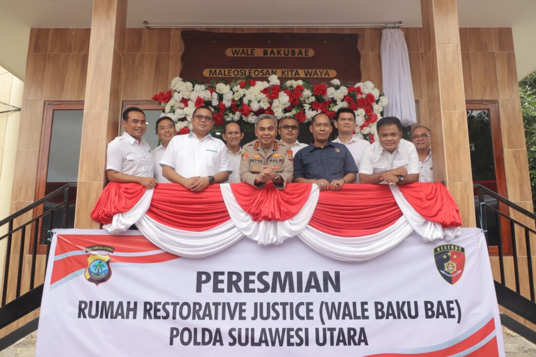Humas Polda Sulut Kapolda Sulut Resmikan Rumah Restorative Justice “Wale Baku Bae”
