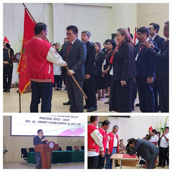Dirut RSUP Kandou Jimmy Penalewen Resmi di Lantik Sebagai Ketua IKA UNHAS Wilayah Sulut