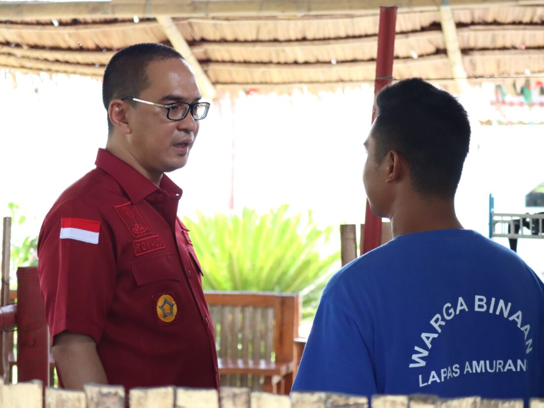 Ronald Lumbuun Pastikan Kelayakan Fasilitas Pengamanan di Lapas Amurang