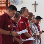 Gereja Oikoumene EmaiusLembaga Pemasyarakatan Kelas III Amurang kali ini terasa berbeda. Kepala Kantor Wilayah Kementerian Hukum dan Hak Asasi Manusia Sulawesi Utara Ronald Lumbuun