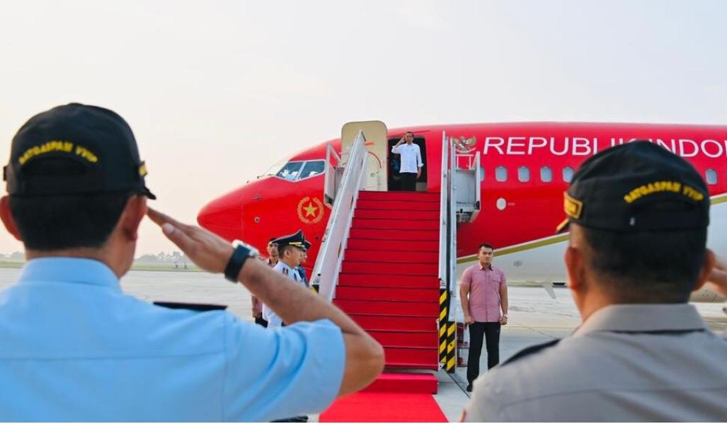 Presiden Joko Widodo bertolak ke Provinsi Aceh