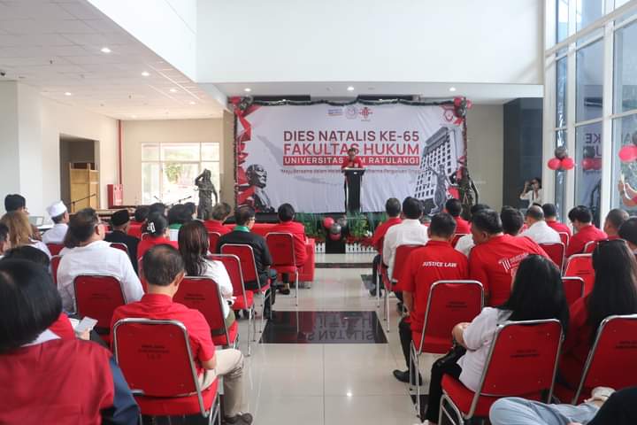 Dies Natalis ke 65 Fakultas Hukum Unsrat (Foto : Dok. Humas)