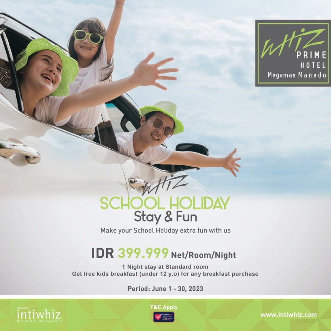 Marcom Manager Whiz Prime Hotel Megamas Manado: Staycation dengan Anak Dapatkan Keuntungan Lebih