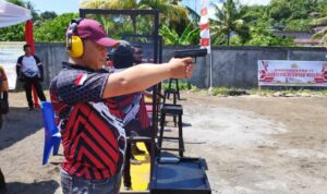 Polda Sulut Gelar Lomba Menembak Hari Bhayangkara ke-77