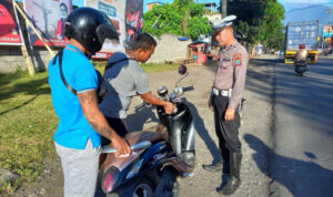 Hari ke-11 Operasi Patuh, Polres Bitung Jaring Ratusan Pelanggar