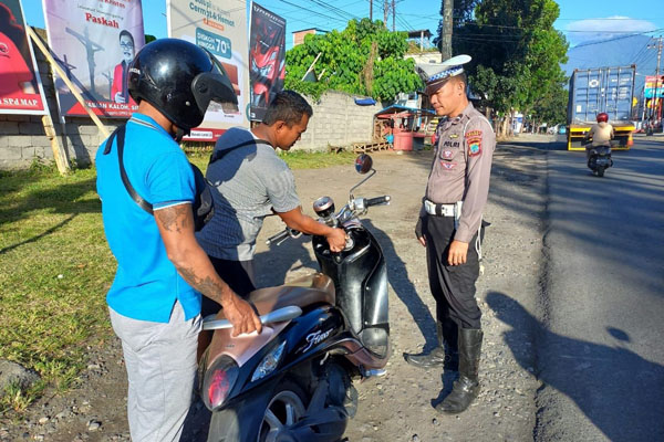 Hari ke-11 Operasi Patuh, Polres Bitung Jaring Ratusan Pelanggar