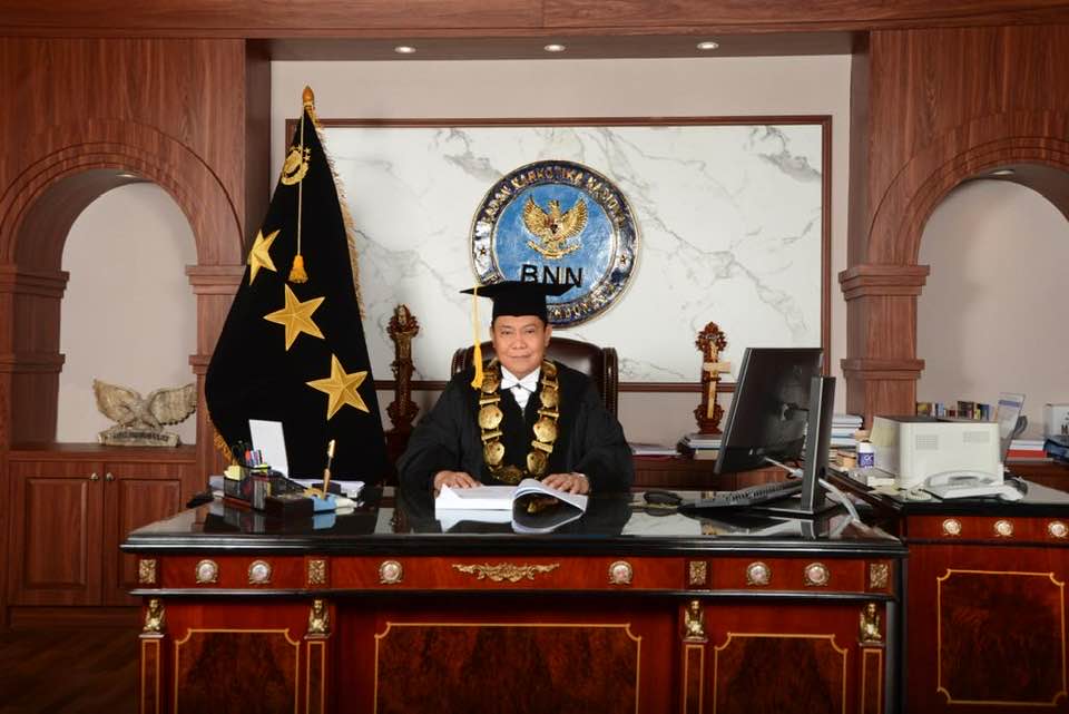 Kepala Badan Narkotika Nasional Republik Indonesia (BNN RI), Komjen Pol. Prof. Dr. Petrus R. Golose