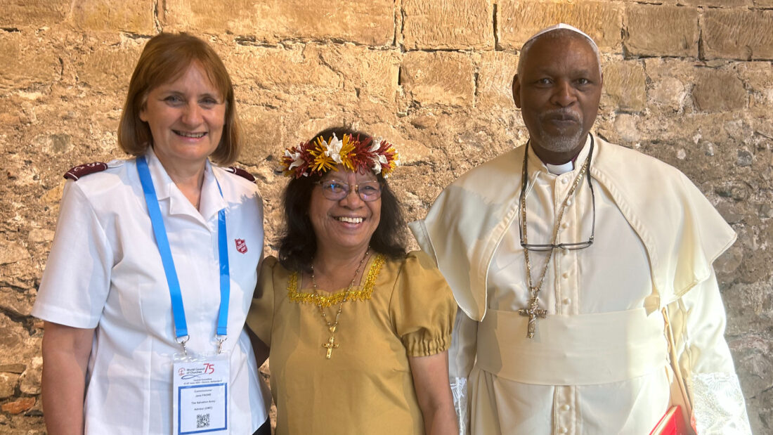 Commissioner Jane Paone, Secretary for International Ecumenical Relations, International Headquarters, represented The Salvation Army as advisor to the Central Committee, which meets every two years.