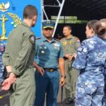 Letkol Laut (P) Tatang Yanuar Ristanto, M.Tr.Opsla. menerima kunjungan staf Initial Planning Conference (IPC) Latma Elang Australia-Indonesia (Ausindo) 2023, Selasa (4/7/2023).