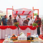 Kapolri Jenderal Listyo Sigit Prabowo meresmikan Rumah Sakit (RS) Bhayangkara tingkat II Mas Kadiran, yang baru di renovasi.