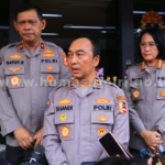 Irjen Pol Sandi Nugroho saat memberikan keterangan.