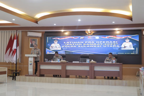 Wakapolda Sulut Buka Latpraops Patuh Samrat 2023