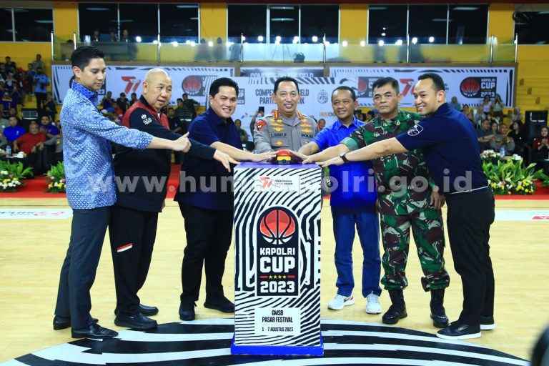 Kapolri Buka Turnamen Bola Basket Kapolri Cup 2023
