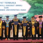 Sekretaris Jenderal Kementerian Hukum dan HAM (Kemenkumham), Komjen Pol. Andap Budhi Revianto menerima Penganugerahan Gelar Doktor Kehormatan (Honoris Causa) dari Universitas Negeri Surabaya (Unesa).