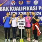 Tim beregu Putri Soft Tennis Provinsi Sulawesi Urara