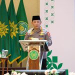 Kapolri Jenderal Polisi Drs. Listyo Sigit Prabowo, M.Si., memberikan kuliah kebangsaan kepada Mahasiswa baru Universitas Aisyiyah Yogyakarta, Jumat (29/9/23).