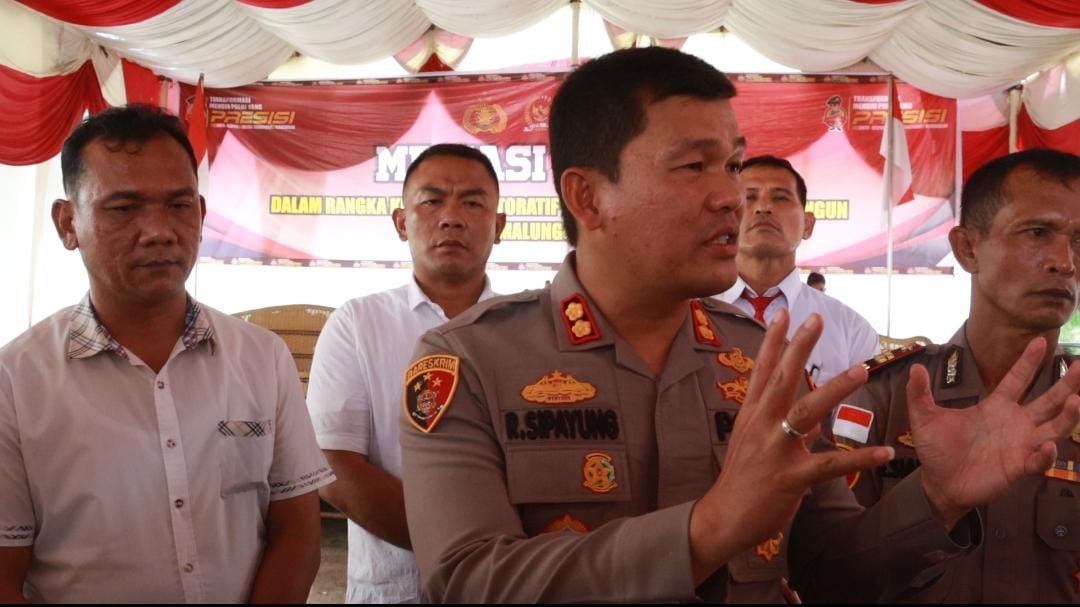 Kapolres Simalungun AKBP Ronald Sipayung