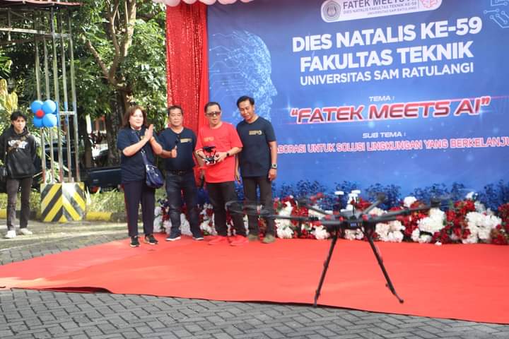 Unsrat Rektor Unsrat saat Pembukaan Dies Natalis Ke-59 Fakultas Teknik (Foto : Dok. Unsrat)