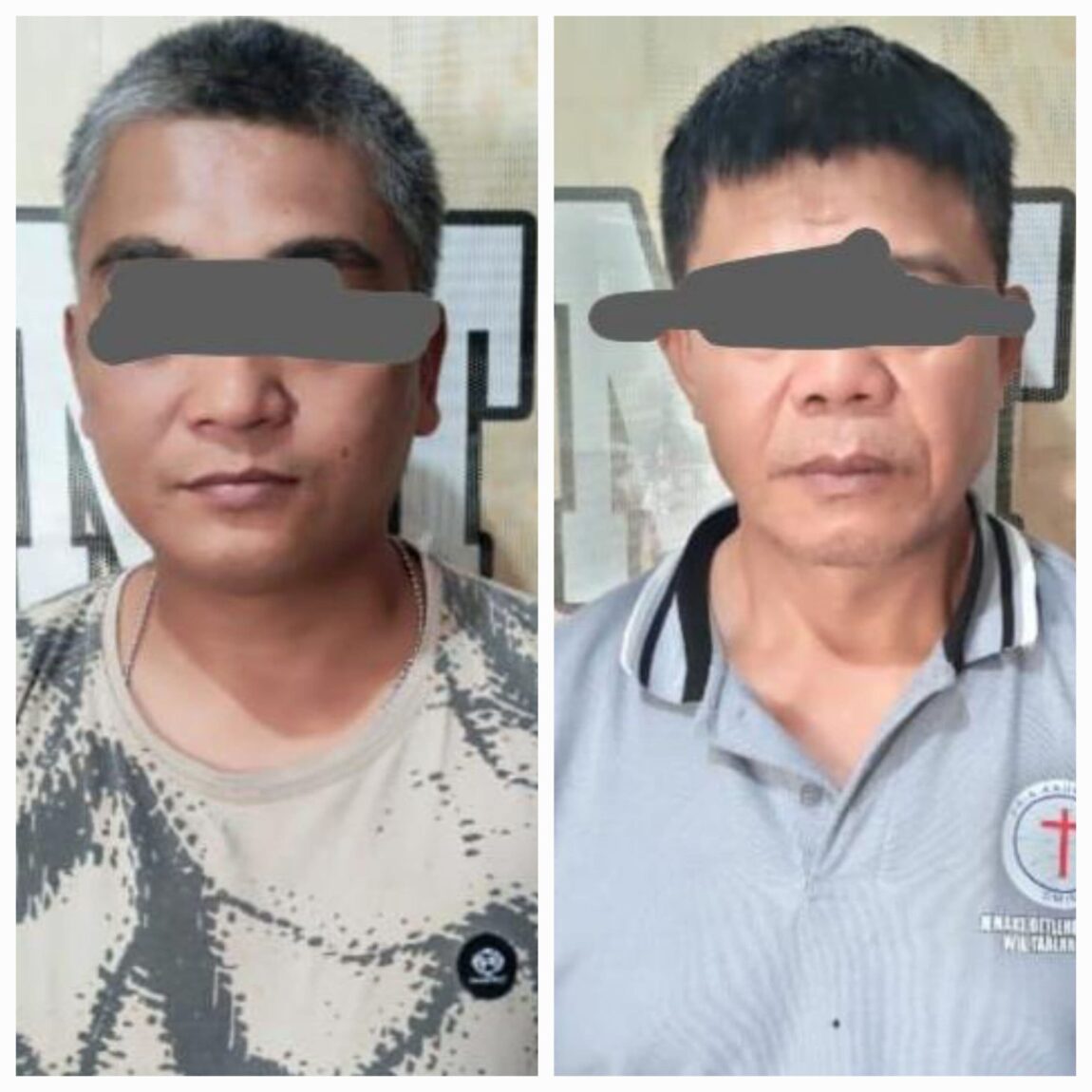 2 Terduga Pelaku yang diamankan Polres Minsel.(Foto: Polres minsel)