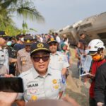 Jasa Raharja menjamin seluruh korban kecelakaan kereta api (KA) Argo Semeru jurusan Stasiun Tugu-Stasiun Gambir yang anjlok dan menyerempet kereta api Argo Wilis, di Lintasan Kalimenur Sentolo Kulon Progo, pada Selasa (17/10/2023).