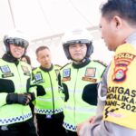 Direktur Utama Jasa Raharja, Rivan A. Purwantono, bersama Kakorlantas Polri Irjen Pol. Firman Shantyabudi, dan Dirgakkum Korlantas Polri Brigjen Pol. Aan Suhanan, melakukan pengecekan kesiapan pengamanan dan kelancaran gelaran Pertamina MotoGP Mandalika yang berlangsung mulai 13-15 Oktober.