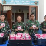 Danlantamal VIII dalam kegiatan tersebut Danpomal Lantamal VIII, Dantim Intel Lantamal VIII, Kadiskum Lantamal VIII, Paban Sintel Lantamal VIII, Wadantim Intel Lantamal VIII dan Pjs. Kadispen Lantamal VIII.