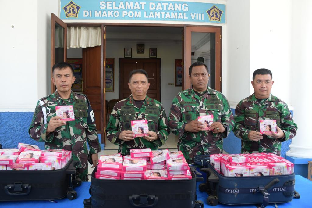 Danlantamal VIII dalam kegiatan tersebut Danpomal Lantamal VIII, Dantim Intel Lantamal VIII, Kadiskum Lantamal VIII, Paban Sintel Lantamal VIII, Wadantim Intel Lantamal VIII dan Pjs. Kadispen Lantamal VIII.