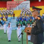 Upacara peringatan Hari Pahlawan ini dipimpin langsung Kapolda Sulut Irjen Pol Setyo Budiyanto, dihadiri juga sejumlah Pejabat Utama Polda Sulut.