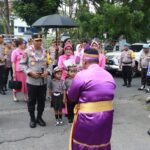 Kapolda Sulawesi Utara Irjen Pol Setyo Budiyanto didampingi Wakapolda Brigjen Pol Jan de Fretes dan PJU Polda berkunjung ke Polres Kepulauan Sangihe, Selasa (14/11/2023).
