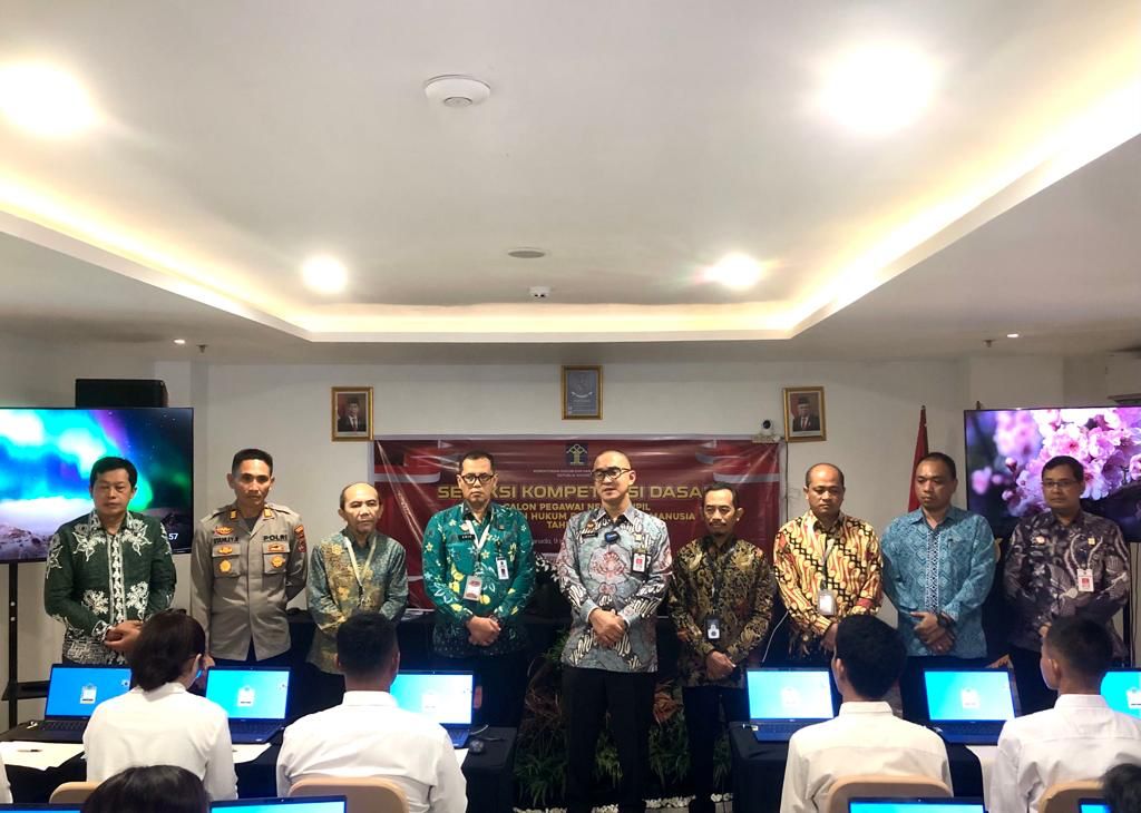 Manado - Seleksi Kompetensi Dasar berbasis Computer Assisted Test (CAT) bagi Peserta CASN Kemenkumham Sulawesi Utara TA. 2023