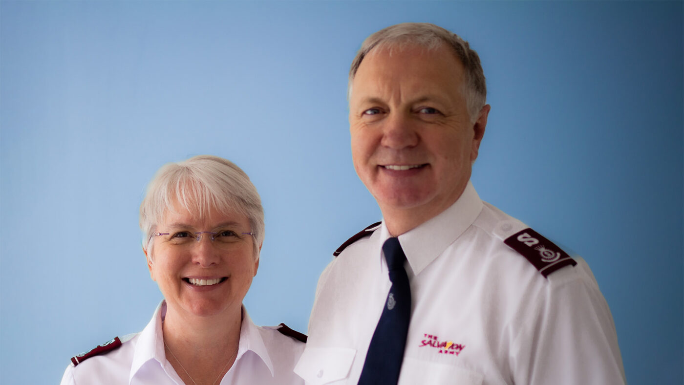 Lieutenant-Colonel Ann Borrett and Chief Secretary Lieutenant-Colonel Richard Borrett Territorial Secretary for Women’s Ministries and Secretary for Personnel Lieutenant-Colonel Ann Borrett and Chief Secretary Lieutenant-Colonel Richard Borrett talk to The Officer.