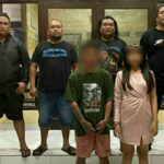 im Resmob Polsek Aertembaga bersama Tim Resmob Polres Bitung mengamankan 2 pelaku tindak pidana pencurian dengan modus prostitusi online atau michat.