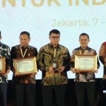 Kementerian Hukum dan Hak asasi Manusia (Kemenkumham) menerima penghargaan dalam Anugerah Pengadaan 2023 yang diselenggarakan Lembaga Kebijakan Pengadaan Barang/Jasa Pemerintah (LKPP).