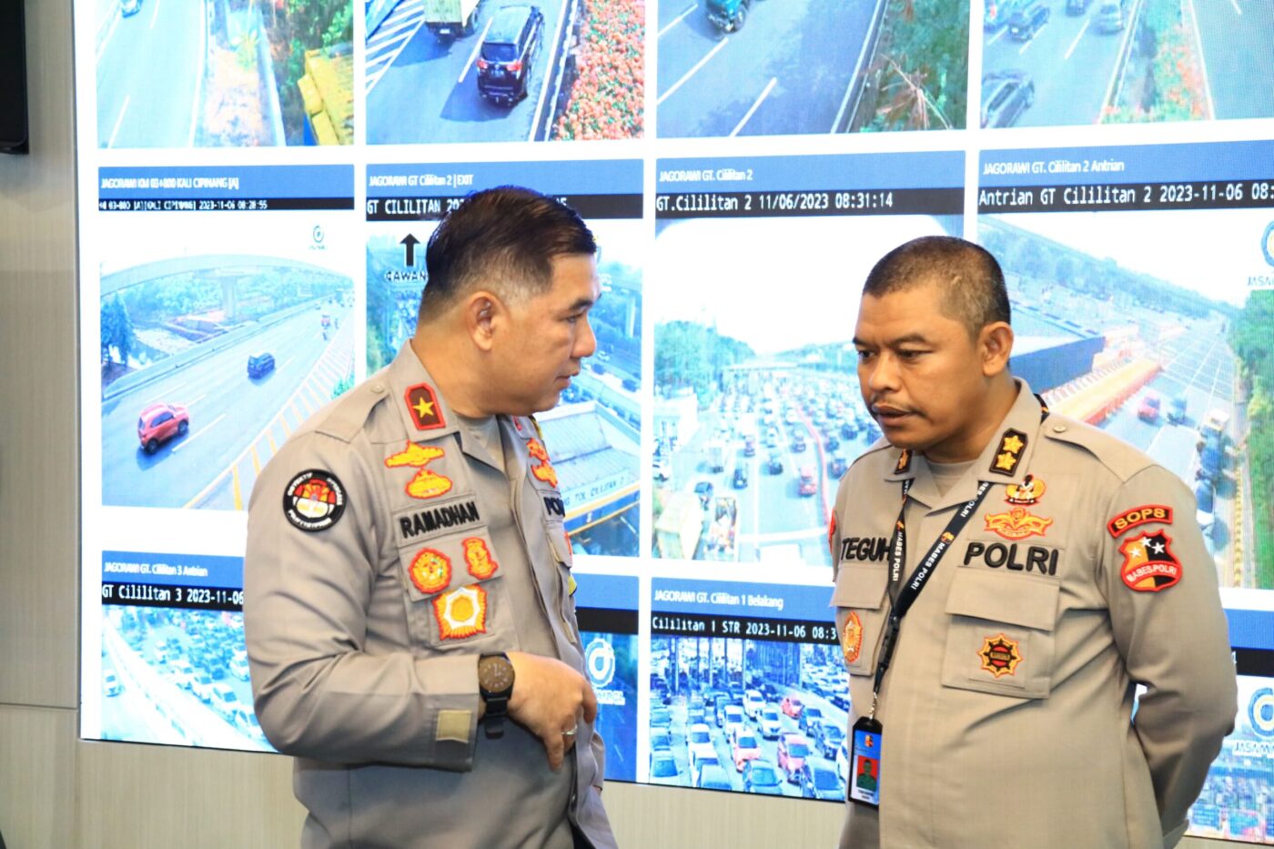 Polri menggelar pelatihan olah strategi dalam rangka Operasi Mantap Brata 2023-2024 pada hari ini, Senin (6/11/2023).