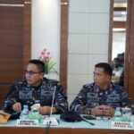 Danlantamal VIII Ikuti Admiral Inspection dan Memorandum Sertijab Pangkoarmada II
