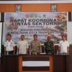 Rapat koordinasi lintas sektoral dalam rangka kesiapan pengamanan Natal tahun 2023 dan tahun baru 2024 Polres Tomohon sukses digelar, Rabu (20/12/2023) bertempat Aula Parama Satwika Polres Tomohon.