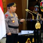 Kapolri Jenderal Listyo Sigit Prabowo memimpin upacara pelantikan dan serah terima jabatan (sertijab) sejumlah Pejabat Utama Mabes Polri.
