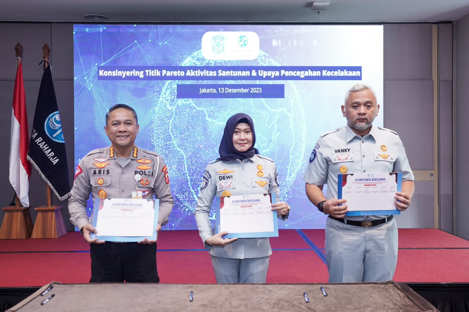 Jasa Raharja dan Korlantas Polri menggelar Konsinyering Titik ParetoAktivitas Santunan dan Upaya Pencegahan Kecelakaan lalu lintas, sebagai salah satu tindaklanjut pembuatan Buku Pemetaan Titik Rawan Laka yang tengah disusun.