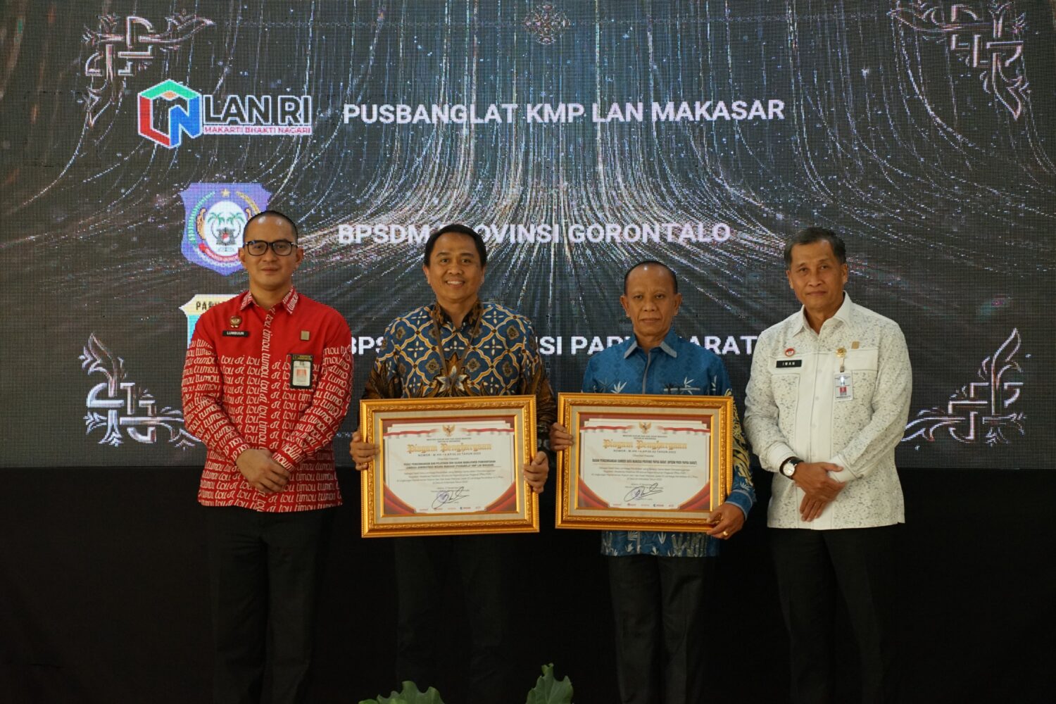 Kepala Badan Pengembangan SDM Hukum dan HAM Iwan Kurniawan melakukan penguatan pengembangan SDM Hukum dan HAM dalam kunjungan kerjanya di Kantor Wilayah Kemenkumham Sulawesi Utara, Jumat (8/12).