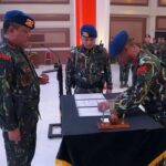 Pelantikan jabatan Komandan Detasemen Markas (Dandenma) Korbrimob Polri dipimpin langsung oleh Dankorbrimob Polri Komjen Pol Drs. Imam Widodo, M.Han., di Gedung Gineung Pratidina Mako Brimob, Cimanggis, Kota Depok, Jawa Barat, Pada Jumat (01/12 2023).