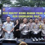 Upaya Kepolisian didukung Jasa Raharja, dalam hal ini Korlantas Polri, untuk melakukan penanganan terkait larangan penggunaan knalpot