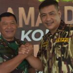 Komandan Korem (Danrem) 131/Stg Brigjen TNI Wakhyono melaksanakan tatap muka dengan Keluarga Besar TNI (KBT) yakni Forum Komunikasi Putra Putri Purnawirawan (FKPPI), Jumat (12/1/2024) di Markas Korem 131/Santiago.