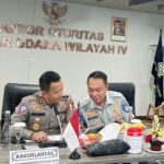 Asistensi, Jasa Raharja dan Korlantas Polri menggelar kegiatan Asistensi Rekayasa Lantas di Wilayah Hukum Polda Bali, pada Selasa (09/01/2024).