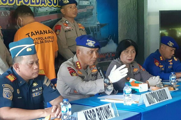 enggelamnya Kapal LCT BORA V, Ditpolairud Polda Sulut Tetapkan Nakhoda Sebagai Tersangka