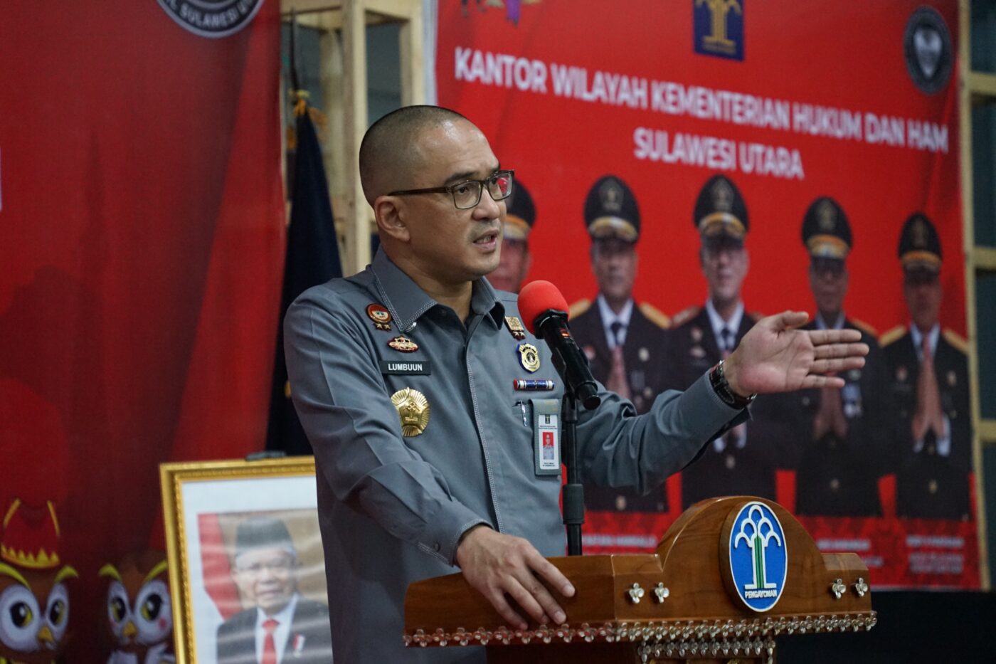 Ronald Lumbuun Kakanwil Kemenkumham Sulut