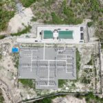 Tampilan udara Gardu Induk (GI) bertegangan 150 kilo volt (kV) yang terletak di Kecamatan Palu Utara, Sulawesi Tengah.